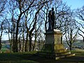 Statue of Lord Carlisle on Brampton Motte