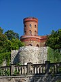 März: Turm von Schloss Kamenz, Polen
