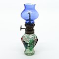 Miniature glass lamp (Brazil, 19th century)
