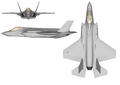 Dreiseitenansicht der F-35A