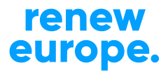 Logo of the Renew Europe group in the European Parliament