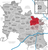 Lage der Gemeinde Monheim im Landkreis Donau-Ries