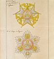 Projects for the plaque of Grand Knight of the Order of the Three Golden Fleeces, Museum of the Legion of Honor.