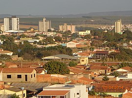 Blick auf das Zentrum von Patrocínio
