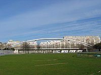RER C bridge at Parc André Citroën