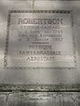 Robertson Gravesite, Paris, France