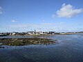 Roscoff from Bridge to the ferry to Île-de-Batz at low tide