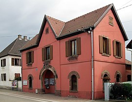 The town hall in Sand