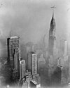 Smog over New York City in 1953