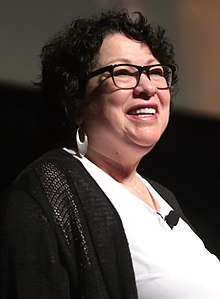 Sonia Sotomayor smiling