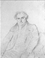 Ingres, Study for the Portrait of Monsieur Bertin, 1832. Musée du Louvre, Paris