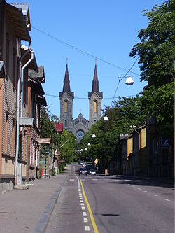 Charles's Church (Kaarli kirik) seen from Luise street