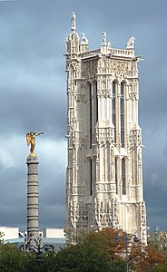 The Victory Column with the Saint-Jacques Tower
