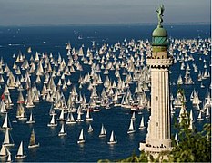 The Barcolana regatta in Trieste, Italy, was named "the greatest sailing race" by the Guinness World Record for its 2,689 boats and over 16,000 sailors on the starting line.[263]