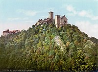 Wartburg c. 1890–1900, seen from the south-west