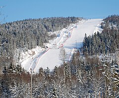 The ski slope Wyllerløypa