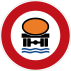 Zeichen 269 „Ver­bot für Fahr­zeuge mit was­ser­ge­fähr­dender La­dung“ der StVO