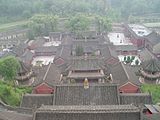 Birdview of the Zunsheng Temple (尊胜寺) in Mount Wutai