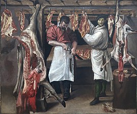 Annibale Carracci, The Butcher's Shop, 1580