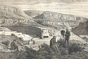 Staudamm bei Kasserine (1886)