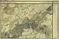 Konyár (links oben) um 1782 (Aufnahmeblatt der Josephinischen Landesaufnahme)