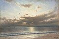 Honfleur. Sunset on the sea. 1870s The Russian Museum