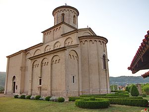 Church of St. Achillius by King Stefan Dragutin Nemanjić in Arilje, 1296