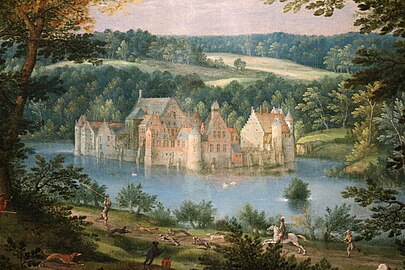 Schloss Tervuren um 1608 von Denijs van Alsloot