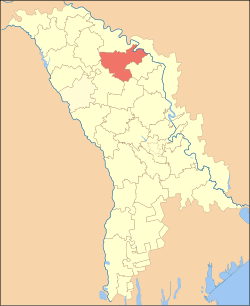 Location of Raionul Florești