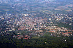 Luftbild von Haarlem