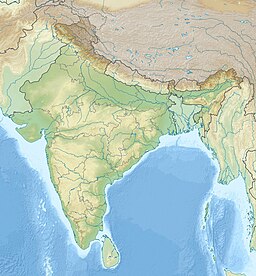 Location of lake in Manipur, India