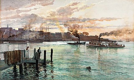 Circular Quay, Sydney, 1888, private collection