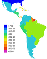 Image 16Countries in Latin America by date of independence (from History of Latin America)
