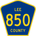 County Road 850 marker