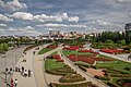 Madrid Río park. Until 2007, this space was occupied by the M-30; now the road traverses a tunnel below the park.