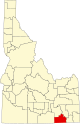 State map highlighting Oneida County
