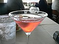 Image 15A cosmopolitan (from List of cocktails)