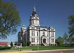 Parke County courthouse in Rockville, Indiana