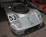 A Sauber-Mercedes C9 No. 53 car that raced in the 1000 km Nürburgring on show in 2008.