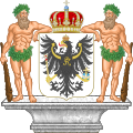 Arms of the Kingdom of Prussia including the cypher of King Friedrich I of Prussia at the centre