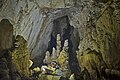 Large stalagmites in the passage of Hang Sơn Đoòng in Vietnam: The tallest has been measured at 70 m (230 ft) in height.