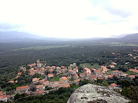A panoramic view of Sotta from Punta