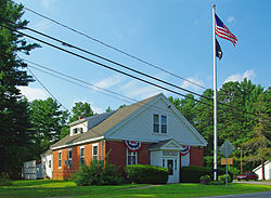 Lee Town Hall, listed on the New Hampshire State Register of Historic Places