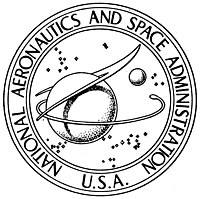 Original 1959 NASA seal, rendered in black and white