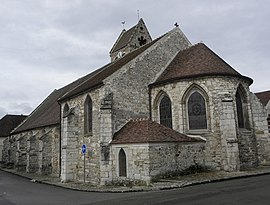 The church in Villeneuve-sur-Bellot