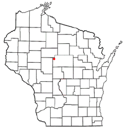 Location of Holton, Wisconsin