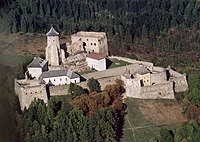 Luftaufnahme: Stará Ľubovňa – Burg