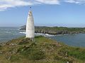 The conspicuous conical white painted beacon at Baltimore, Ireland is locally nicknamed The Pillar of Salt or Lot's wife