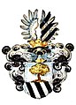 Wappen von Benno Friedrich Brand von Lindau, 1621 bei Aufnahme in der Fruchtbringenden Gesellschaft