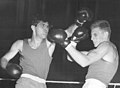 Hans-Joachim Brauske (rechts) bei einem internationalen Boxturnier in Berlin (1963)
